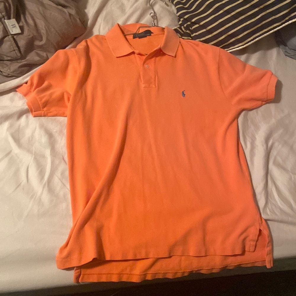 Ralph Lauren size M orange Mens polo